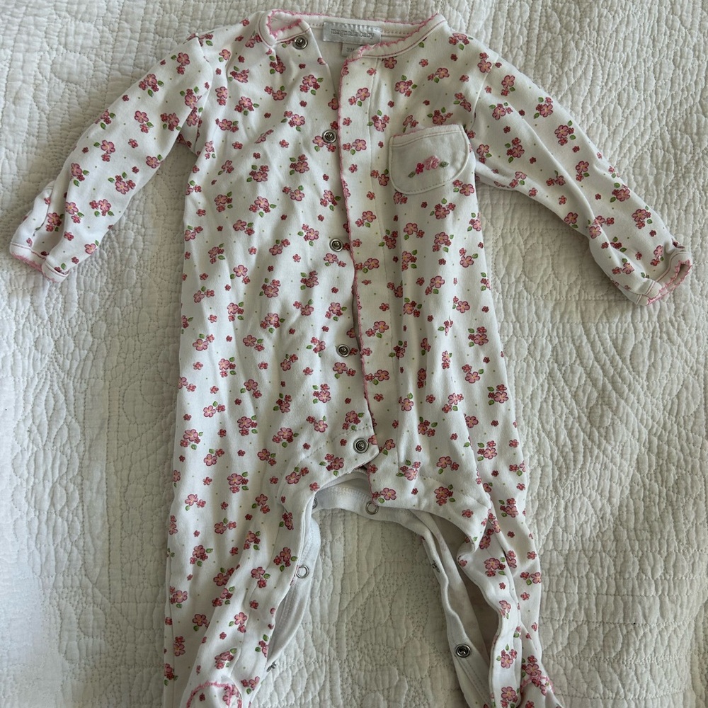 Magnolia Baby Floral Onesie Sleeper